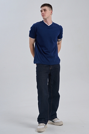 Футболка мужская 14490 / темно-синий