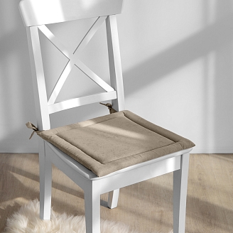 Подушка для стула "Волшебная Ночь" 40/40 / Тауп