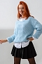 Женский джемпер 84503 / голубой