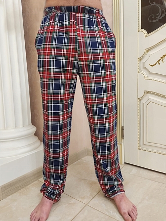 Мужские брюки БК-1439 / Шотландка