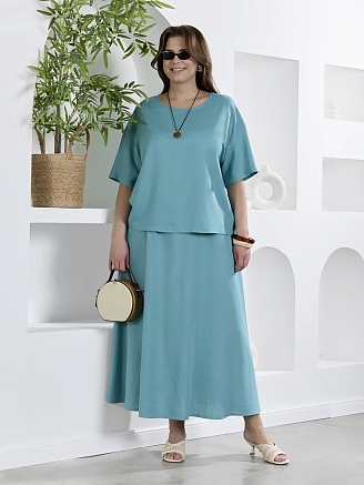 Женская блузка Камео-4 / бирюзовый