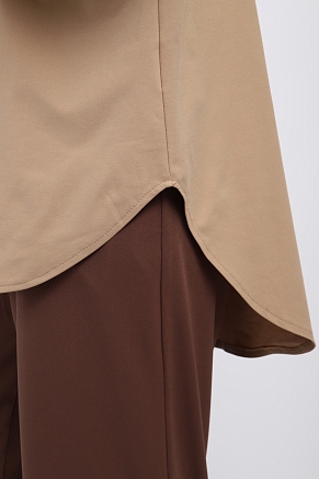 Женская рубашка 31985 / бежевый