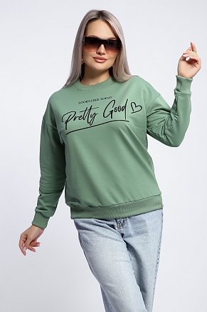 Женская толстовка 80048 / фисташка