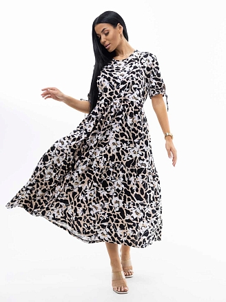 Женское платье мод.1872/9 / Бежевый