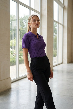 Футболка женская вязаная Поло С Арт. 10632