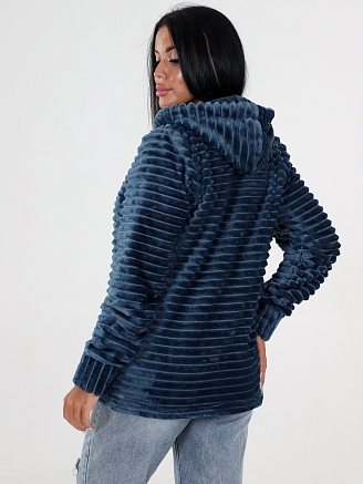 Женская толстовка ПОЛОСА КВФ-27 / Индиго