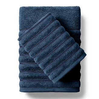 Полотенце махровое "Хорошо Дома" Элегия / Темно-лазурный