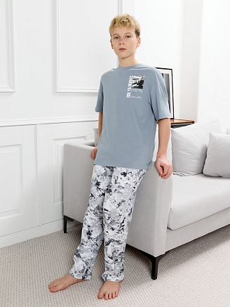 Детский костюм Олимп-1 КМ-215 / серый