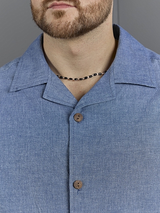 Мужской костюм Аристократ-2 / джинсовый меланж