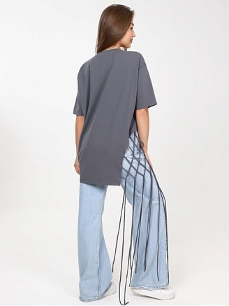 Женская футболка ДО-134.02 / Графит