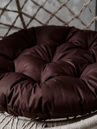 Круглая подушка для подвесных качелей (оксфорд) / Коричневый