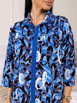 Женский халат мод.1981/3 / Синий