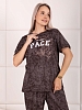 Женский костюм с брюками мод.2225/2 / Коричневый №4