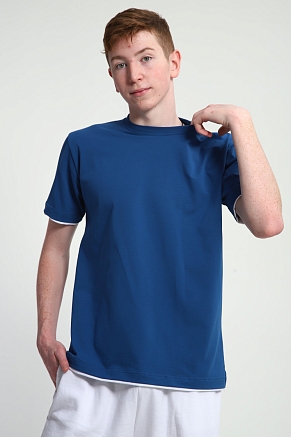 Мужская футболка 83510 / индиго