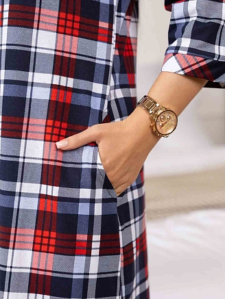 Женский халат мод.2009/3 / Красный