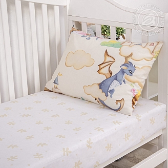 Постельное белье в кроватку поплин арт.922 Воздушный замок