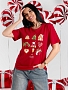 Женская футболка мод.2083/1 / Красный