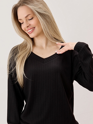 Женский джемпер Эвила-3 / чёрный