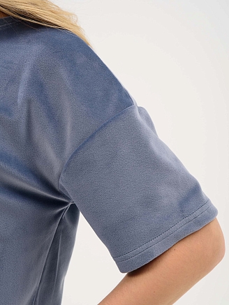 Женский костюм "Милана" (шорты) 2158-В / Индиго