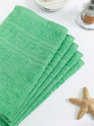 Полотенце махровое г/к Узбекистан 380 гр/м2 / 601-салатовый