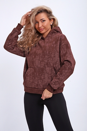 Толстовка женская 29019 / коричневый