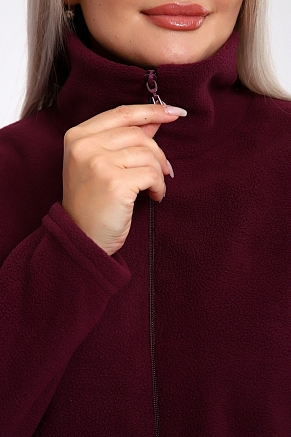 Женская толстовка на молнии 734 / Ежевика