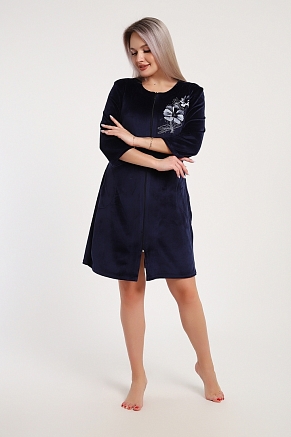 Женский халат 526 / Синий