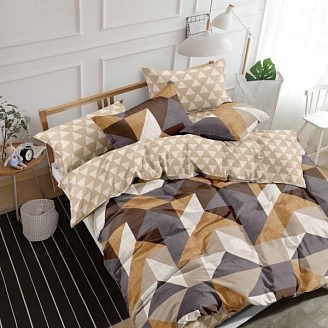 Постельное белье поплин набивной / В ассортименте