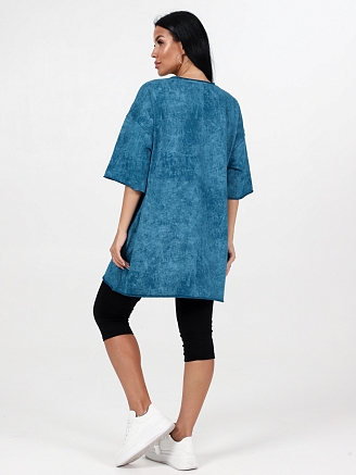 Женская футболка М-104 / петроль