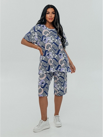 Женские бриджи Дачница плюс / Фиолетовый