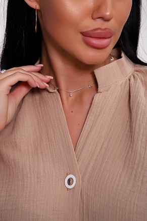 Женская рубашка 32745 / капучино