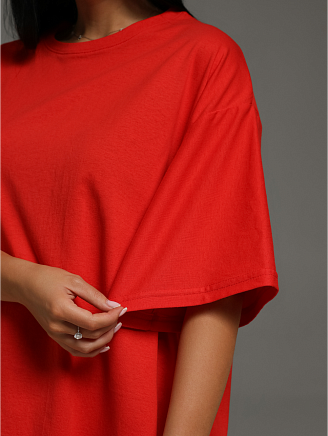 Женская футболка Анита-1 / Алый