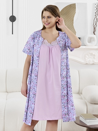 Женская сорочка Забвение-1 НС-641 / сиреневый