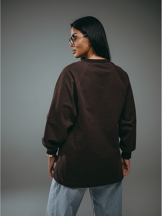 Женский свитшот Символ / Шоколад