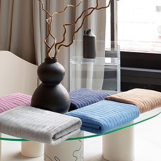 Полотенце махровое "Волшебная Ночь" Wave / Холодный серый