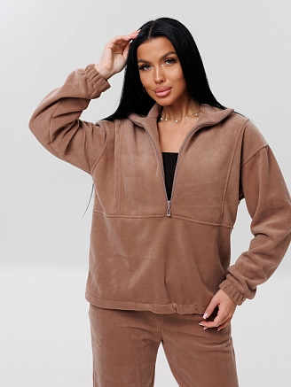 Женский костюм К-211(Ф) / Молочный шоколад