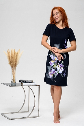 Женская туника 67157 / ирисы