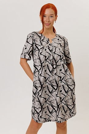 Женская туника 2201/2 / Серо-коричневый