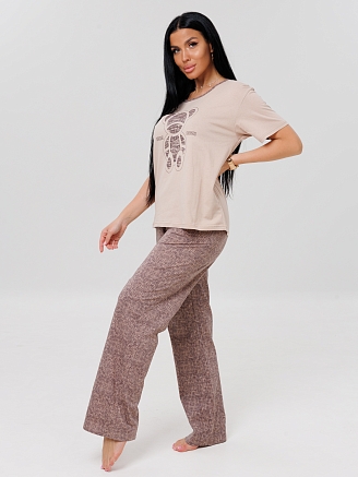 Женская пижама П-60(К) / Какао (медвежонок)