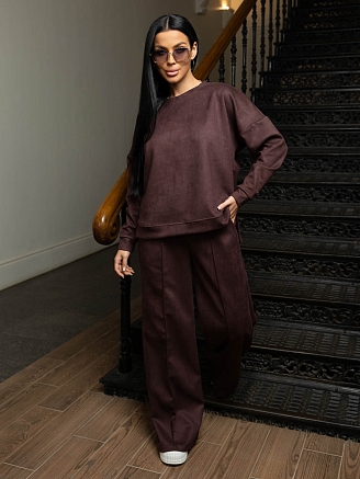 Женский костюм мод.2082/5 / Коричневый