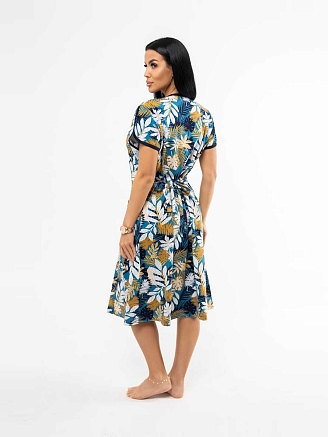 Женский халат мод.469/32 / Петроль