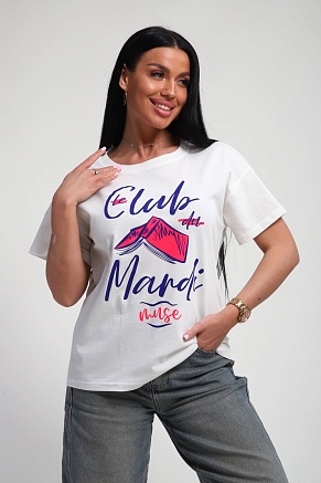 Женская футболка 85666 / белый