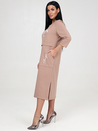 Женское платье СПРИНТ ПлФ-43 / Визон