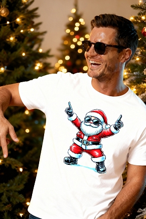 Футболка унисекс 8581 / белый+дедМ крутой