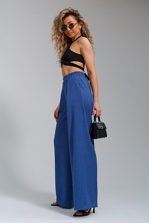 Женские брюки 53024 / джинс темный