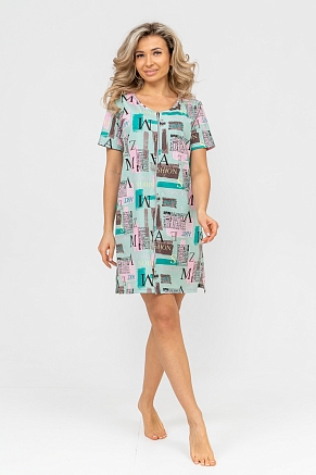 Халат женский 36733 / зеленый