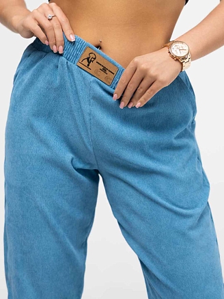 Женские брюки мод.1936/2 / Голубой