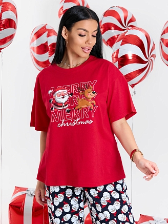 Женская пижама мод.2085 / Красный