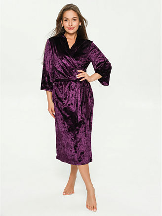 Женский халат Топаз / Баклажан