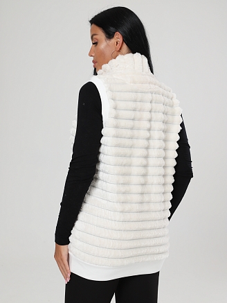 Женский жилет велсофт ЖВ-427 / Молоко